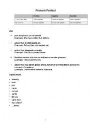 English Worksheet: Present Perfect vs. Present Perfect Progressive