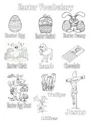 English Worksheet: Easter