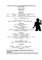 English Worksheet: Listening activity