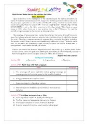 English Worksheet: ASTRONOMY