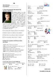 English Worksheet: Sample Exam Paper  (B)