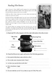 English Worksheet: Film Review