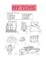 English Worksheet: TOYS