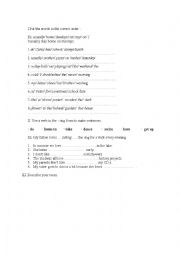 English Worksheet: simple present tense - worksheet