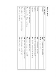 English Worksheet: Question words