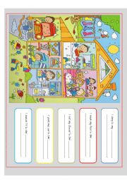 English Worksheet: AT HOME