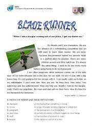 English Worksheet: blade runner