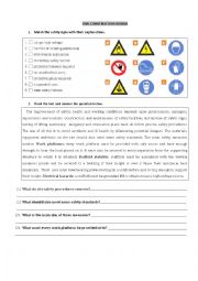 English Worksheet: Civil construction