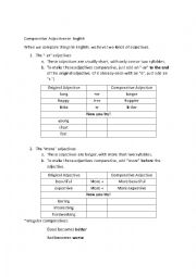 Comparative adjectives: introduction