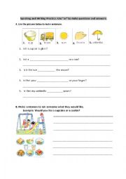 English Worksheet: Using 