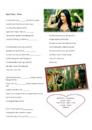 English Worksheet: Katy Perry - Roar Activity