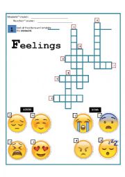 English Worksheet: Feelings