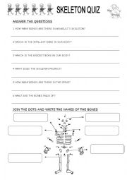 The skeleton worksheets