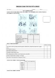 English Worksheet: simple past