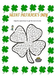 English Worksheet: Saint Patricks Day