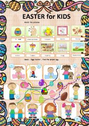 English Worksheet: Easter holiday