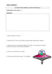 English Worksheet: Future: Predict your life in the year 2040 / Plan your dream holiday