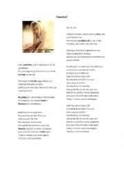 English Worksheet: Unwritten, Natasha Bedingfield, Comprehension