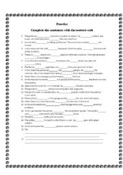 English Worksheet: Jobs and Occupations worksheet