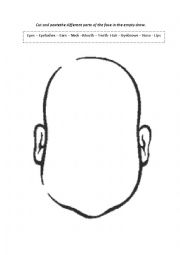 English Worksheet: Face parts