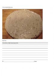 English Worksheet: Pizza lesson worksheet