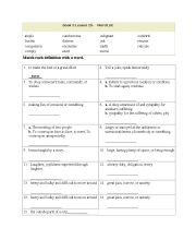 English Worksheet: General vocabulary