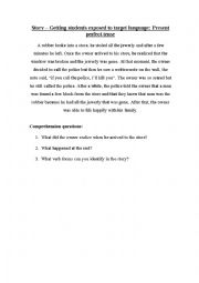 English Worksheet: Past Perfect