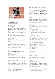 English Worksheet: Count on Me - Bruno Mars, comprehension