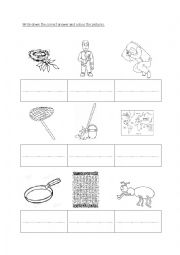 English Worksheet: vocabulary for 