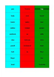 Prepositions of place