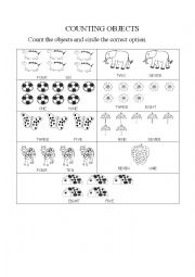 numbers/counting objects