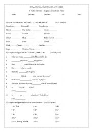 English Worksheet: 9th grades 2nd english exam in turkey