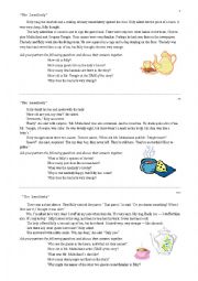 English Worksheet: Landlady Jigsaw Reading