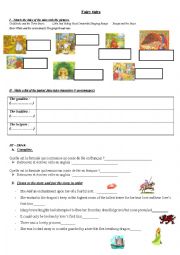 English Worksheet: Fairy Tales: from classical to modern stories