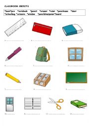 classroom objects