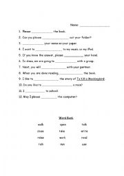 English Worksheet: Simple Verbs