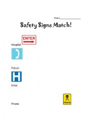 Safety Sign Match