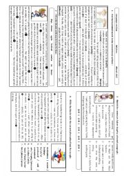 English Worksheet: REVISION 