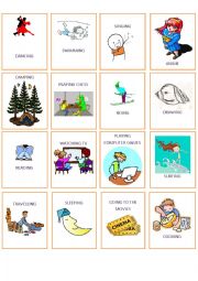 English Worksheet: Hobbies TABOO cards