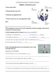 English Worksheet: WWF worksheet based on some videos