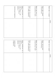 Learning log template