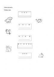 English Worksheet: DOMESTIC ANIMALS