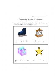 English Worksheet: Constant Blends