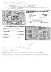 present simple present cont.giving directions