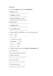 English Worksheet: Exercises 