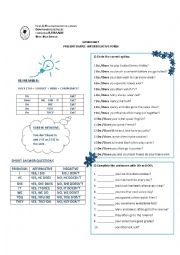 Present Simple Interrogative form