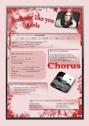 English Worksheet: Adele - Someone like you