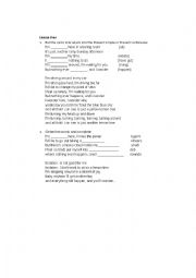 English Worksheet: Lemon tree song