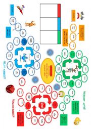 English Worksheet: Vicious Circle - modal verbs - board game