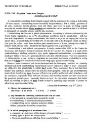 English Worksheet: counterfeiting